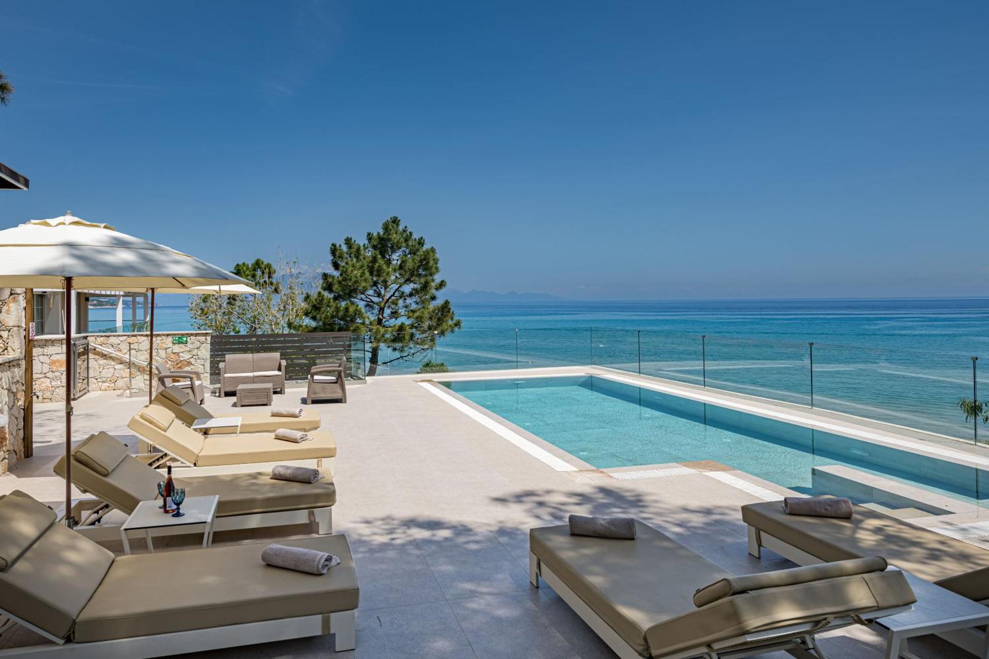 Addimare Sea View Villa, And Events Venue Alykes  Extérieur photo